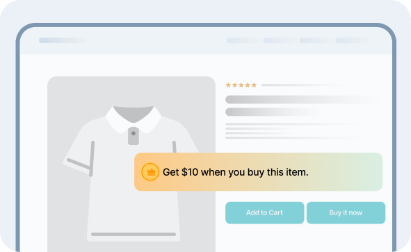 Product page labels