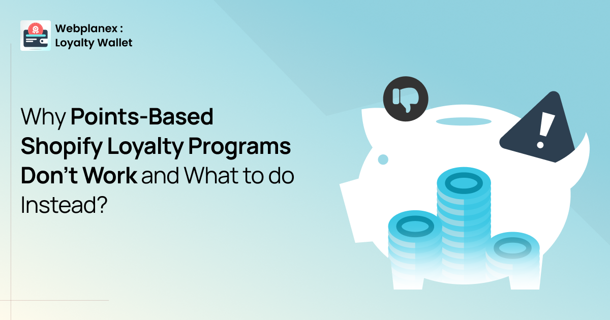 symbolizing why points-based Shopify loyalty programs fail