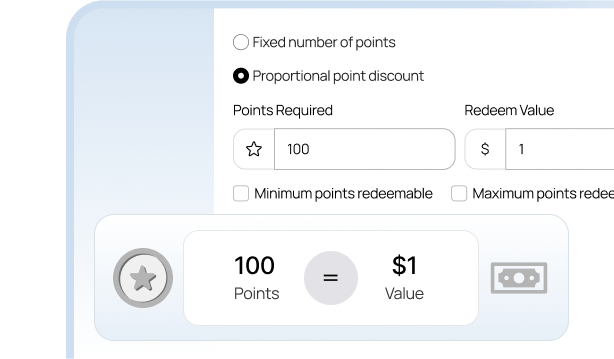 Wallet Redemption Settings